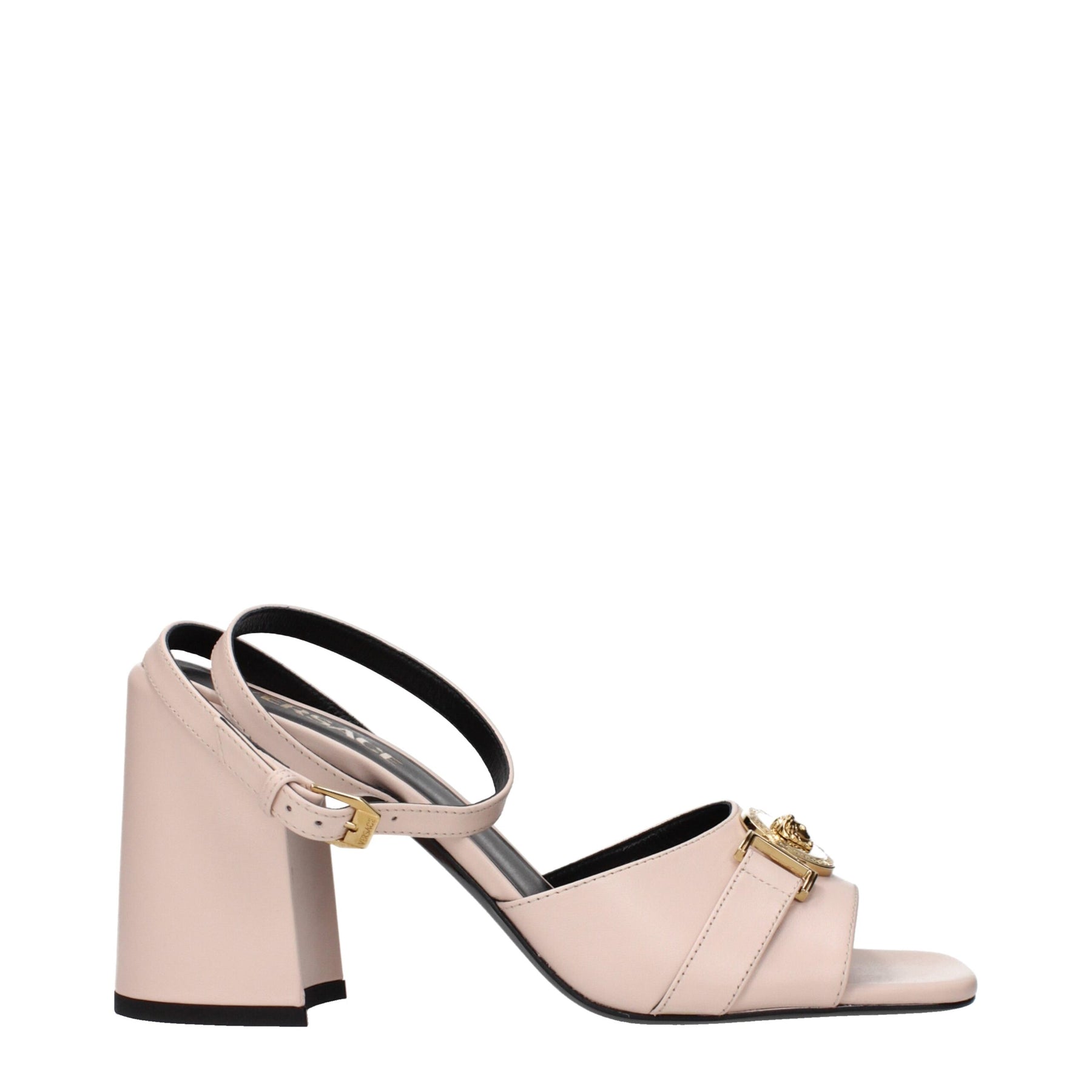 Versace Pink Leather Platform Sandals | Regal Royce
