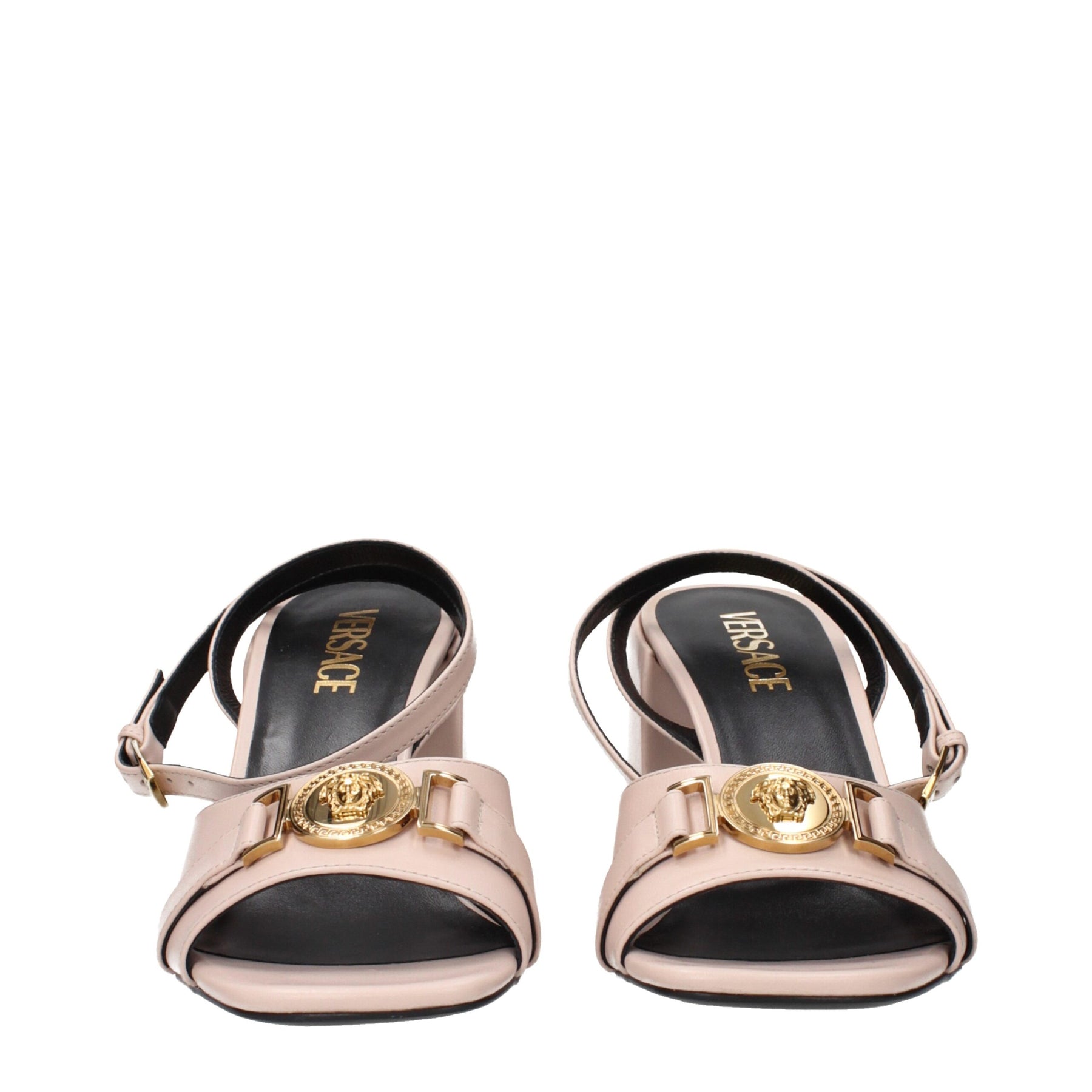 Versace Pink Leather Platform Sandals | Regal Royce