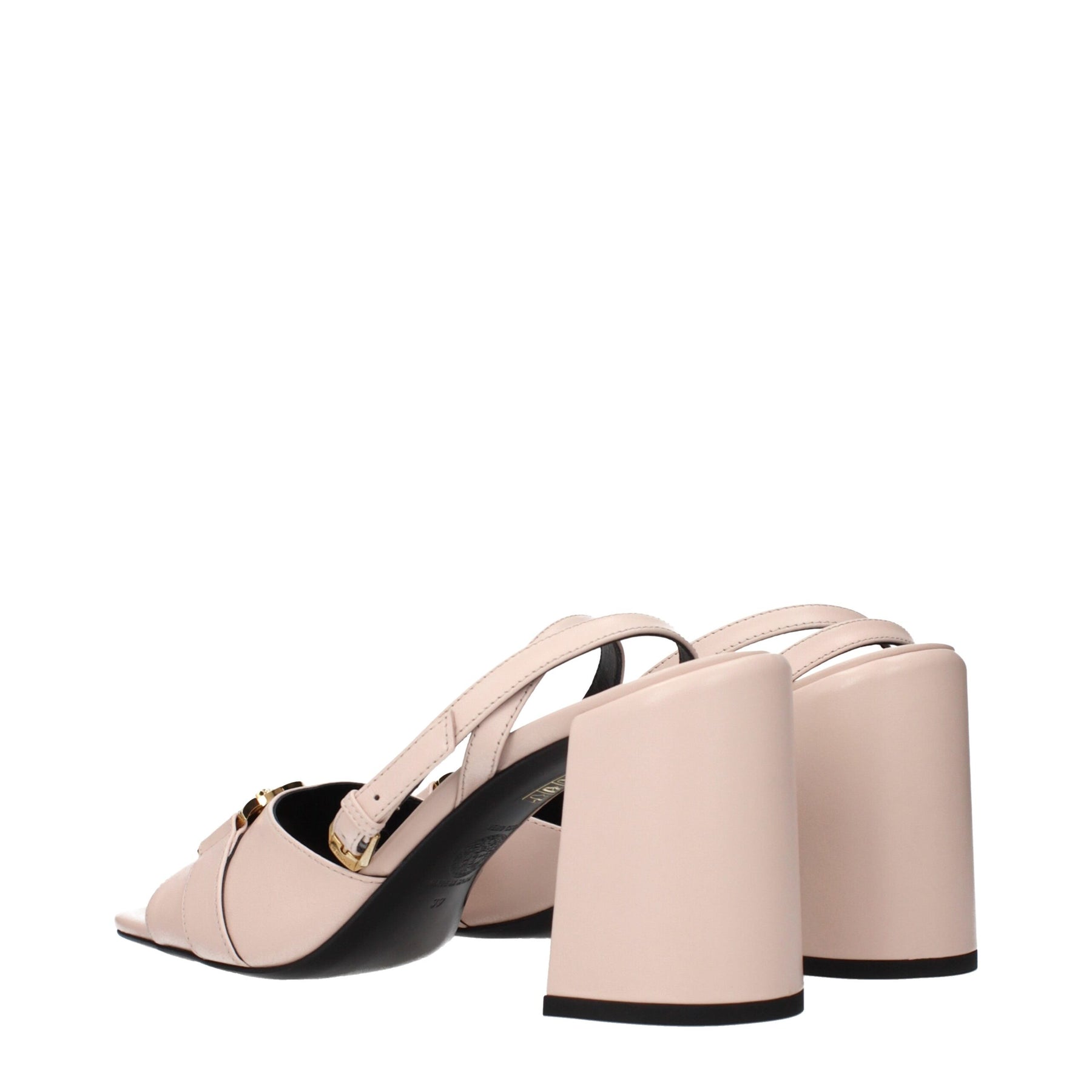 Versace Pink Leather Platform Sandals | Regal Royce