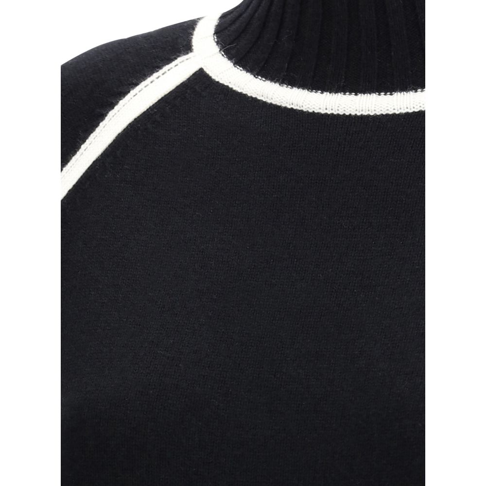 Max Mara Black Wool Turtleneck | Regal Royce
