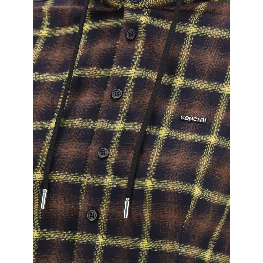 Coperni Brown Cotton Pattern Shirt | Regal Royce