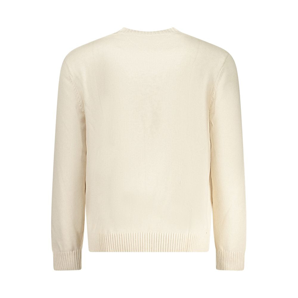 Tommy Hilfiger Beige Cotton Men Sweater | Regal Royce
