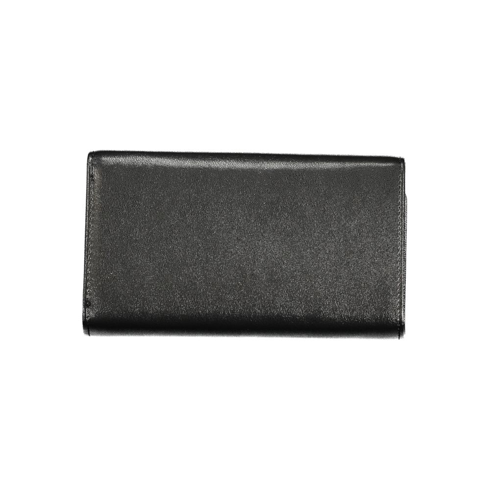 Laura Biagiotti Black Polyurethane Women Wallet | Regal Royce