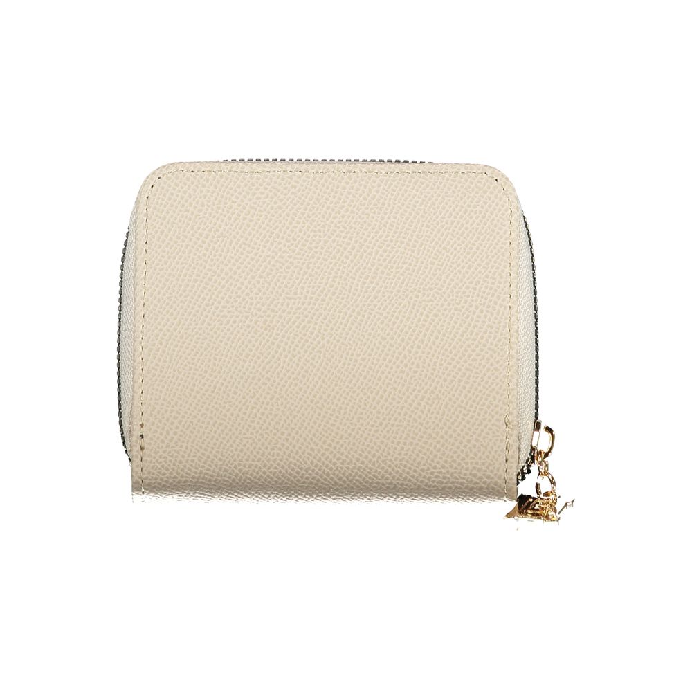 Laura Biagiotti Beige Polyurethane Women Wallet | Regal Royce