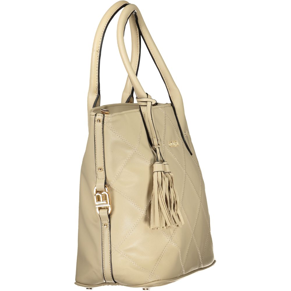 Laura Biagiotti Beige PVC Women Handbag | Regal Royce