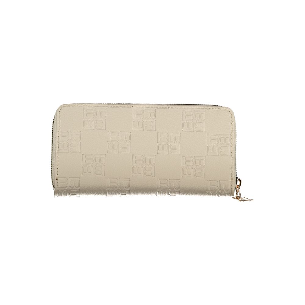 Laura Biagiotti Beige Polyurethane Women Wallet | Regal Royce