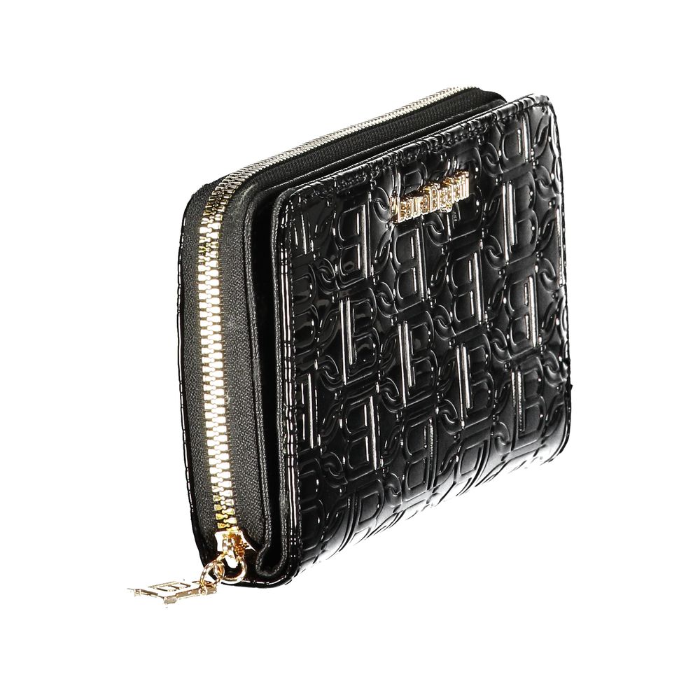 Laura Biagiotti Nero Poliuretano Women Wallet | Regal Royce