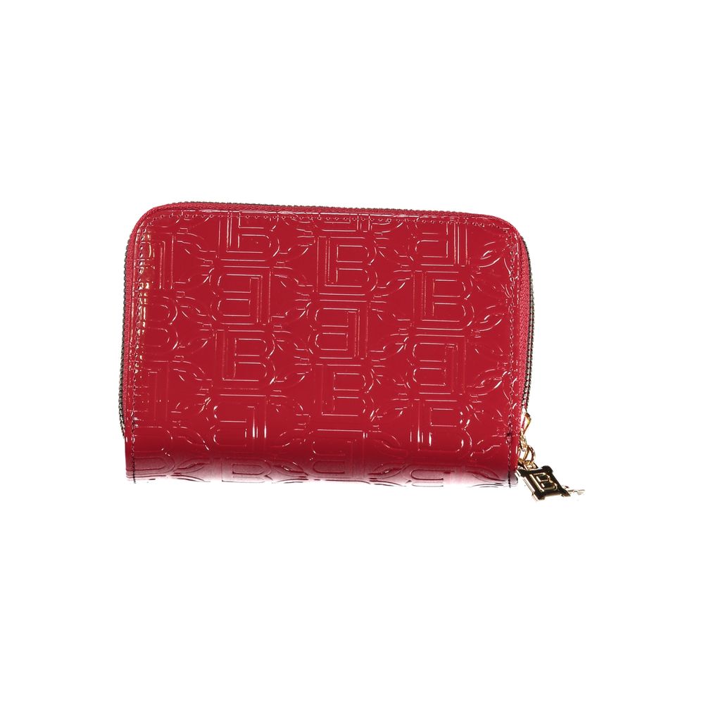 Laura Biagiotti Red Polyurethane Women Wallet | Regal Royce