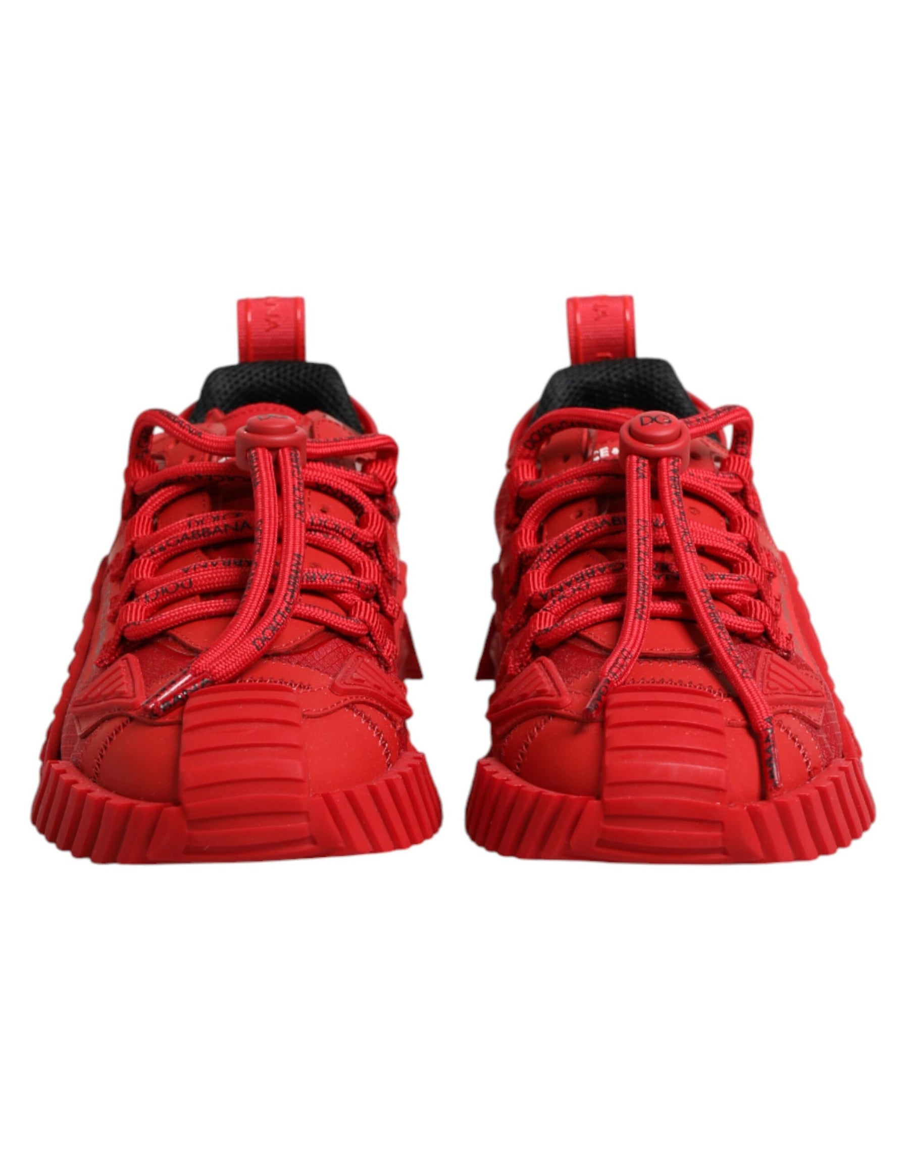 Dolce & Gabbana Red Logo Lace Low Top NS1 Sneakers Shoes | Regal Royce