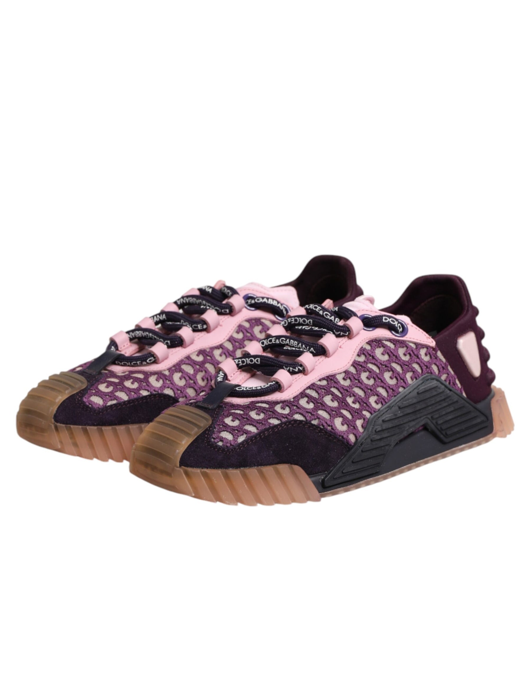 Dolce & Gabbana Multicolor Logo Low Top NS1 Sneakers Shoes | Regal Royce
