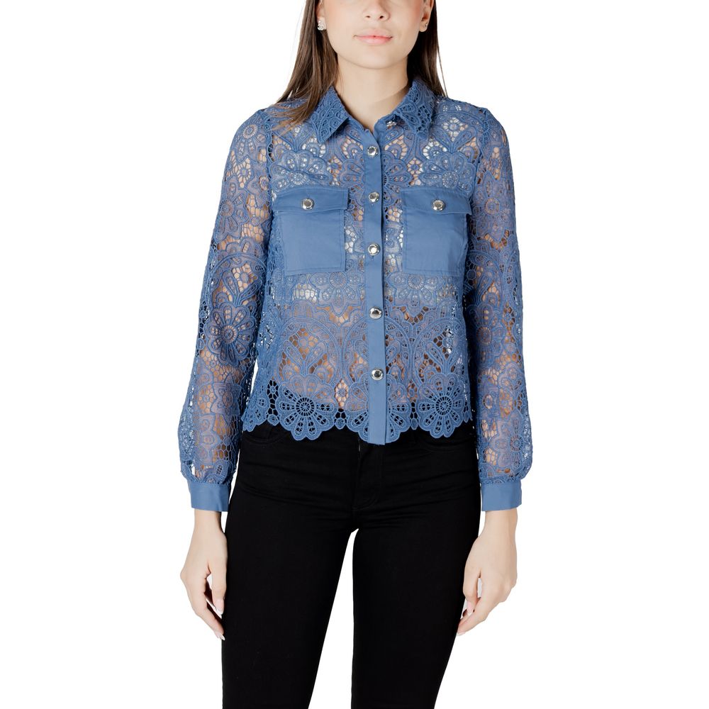 Morgan De Toi Blue Polyester Blouse | Regal Royce