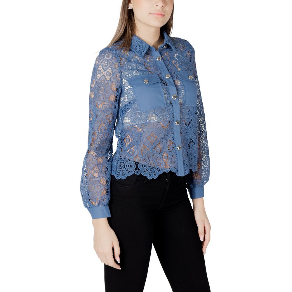 Morgan De Toi Blue Polyester Blouse | Regal Royce