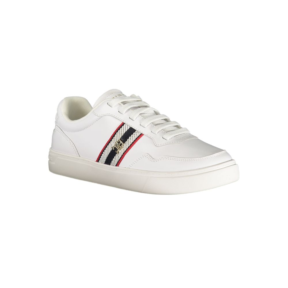 Tommy Hilfiger White Leather Women Sneaker | Regal Royce