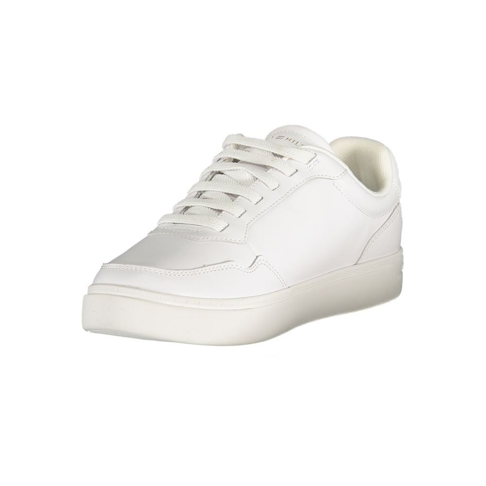 Tommy Hilfiger White Leather Women Sneaker | Regal Royce