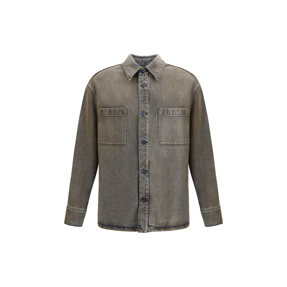 Fendi Gray Denim Shirt | Regal Royce