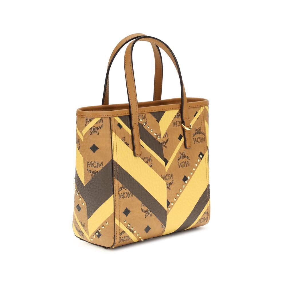 MCM Multicolor Fabric Shoulder Bag