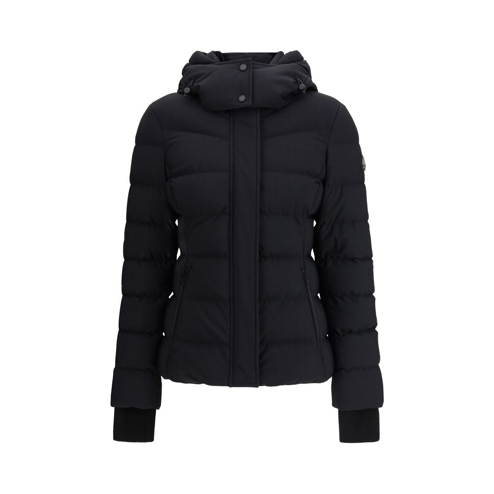 Moose Knuckles Black Nylon Coat | Regal Royce