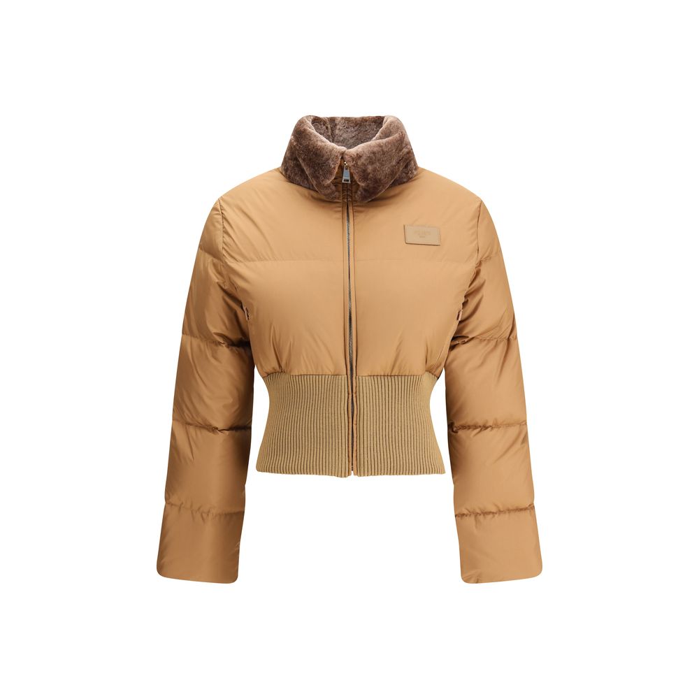 Fendi Brown Polyester Full-Length Jacket | Regal Royce