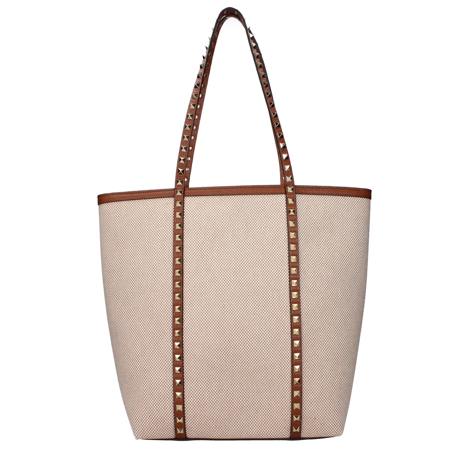 Valentino Garavani Beige Fabric Shoulder Bag | Regal Royce