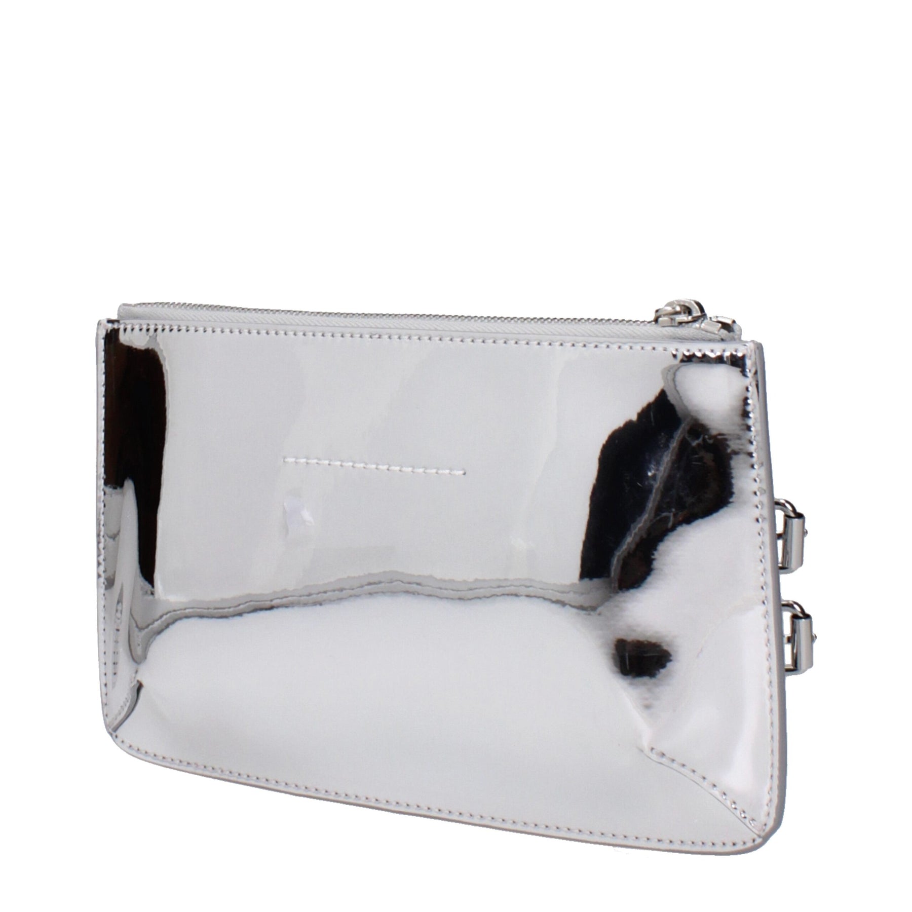Maison Margiela Gray Leather Clutch Bag | Regal Royce