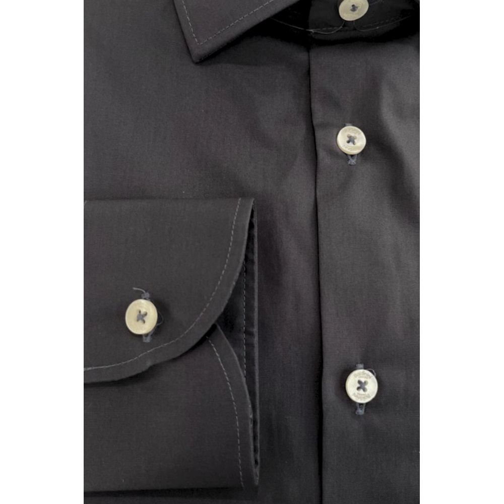 Baldinini Trend Gray Cotton Shirt