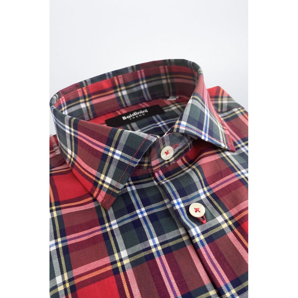 Baldinini Trend Multicolor Cotton Men Shirt | Regal Royce