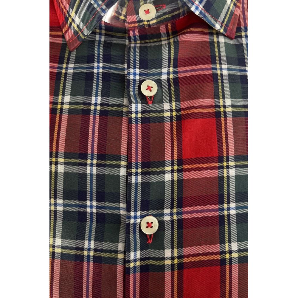 Baldinini Trend Multicolor Cotton Men Shirt | Regal Royce