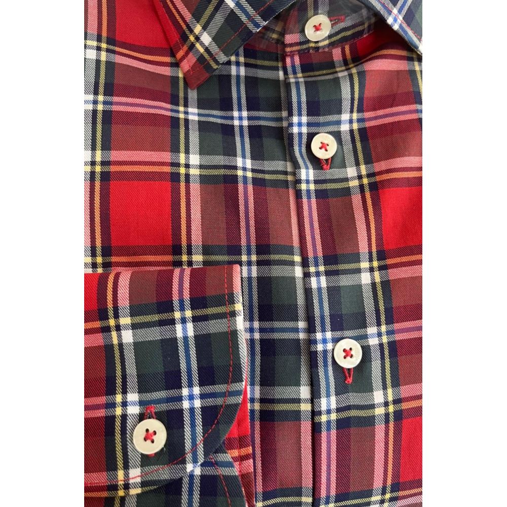 Baldinini Trend Multicolor Cotton Men Shirt | Regal Royce