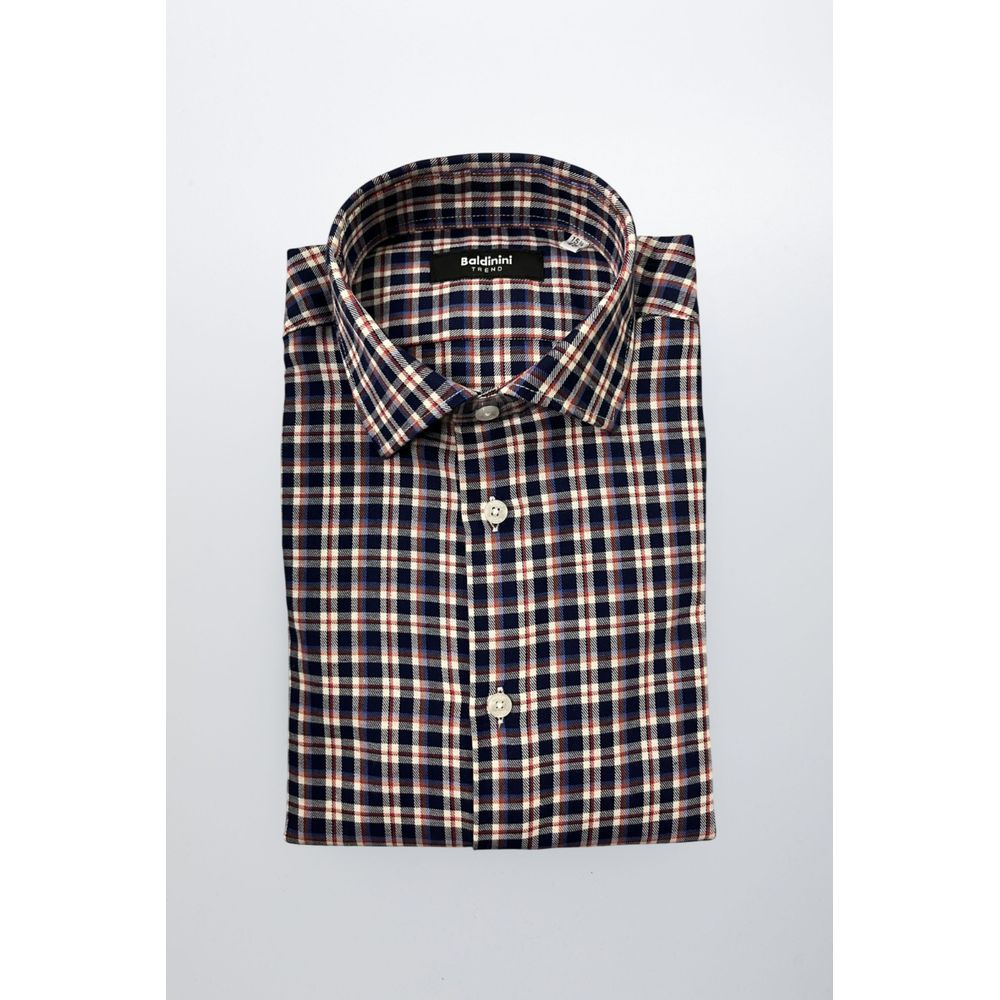 Baldinini Trend Multicolor Cotton Men Shirt | Regal Royce