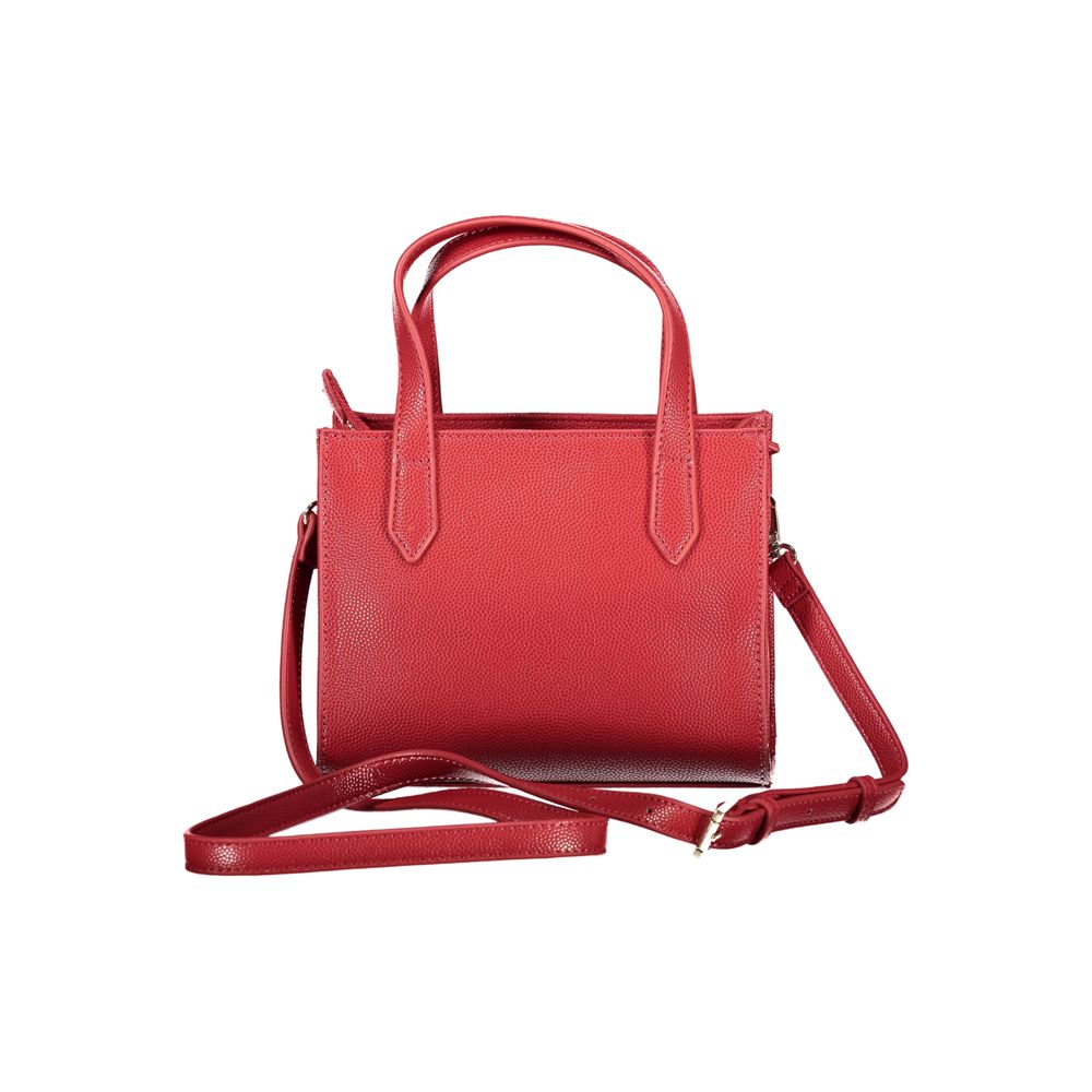 Mario Valentino Red Polyurethane Women Handbag | Regal Royce