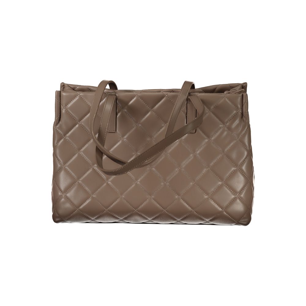 Mario Valentino Brown Polyethylene Handbag
