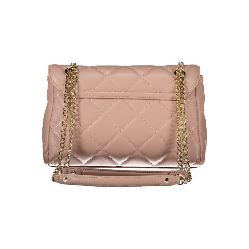 Mario Valentino Rosa Polyurethane Women Shoulder Bag | Regal Royce