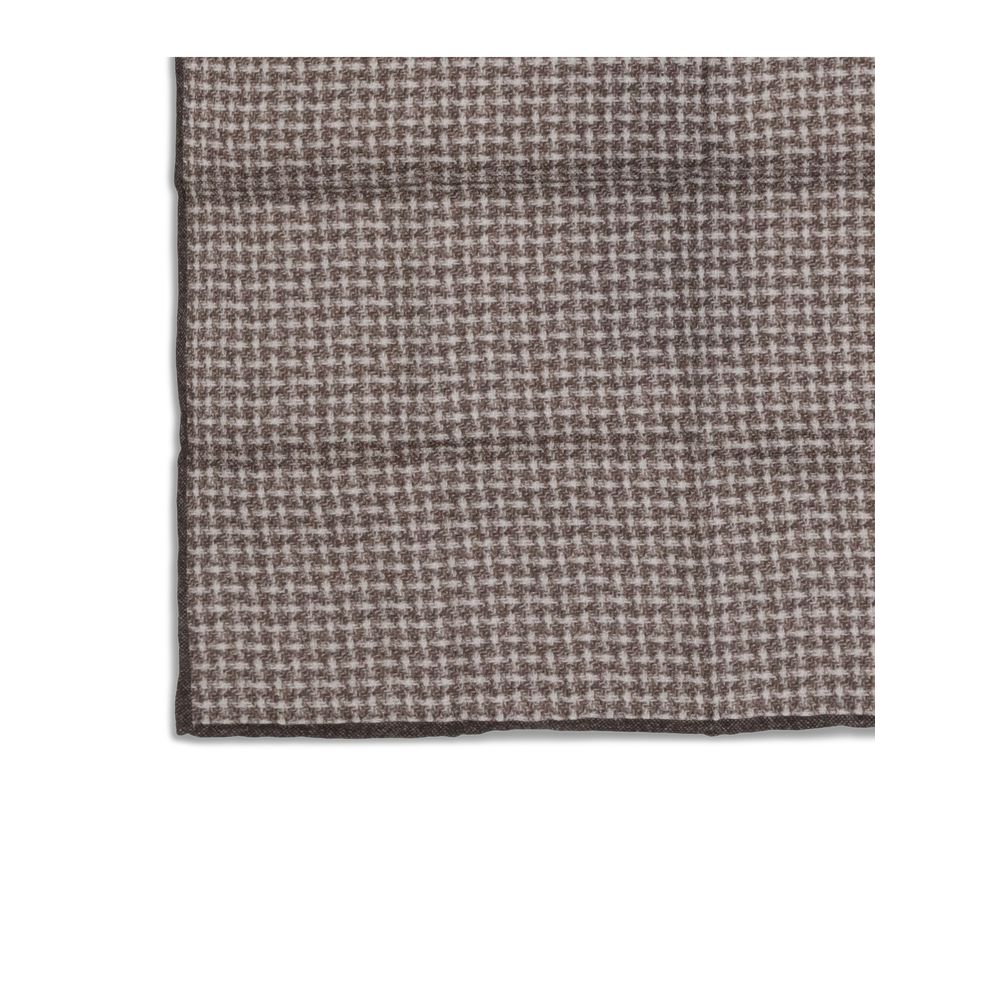 Brunello Cucinelli Brown Silk Scarf | Regal Royce