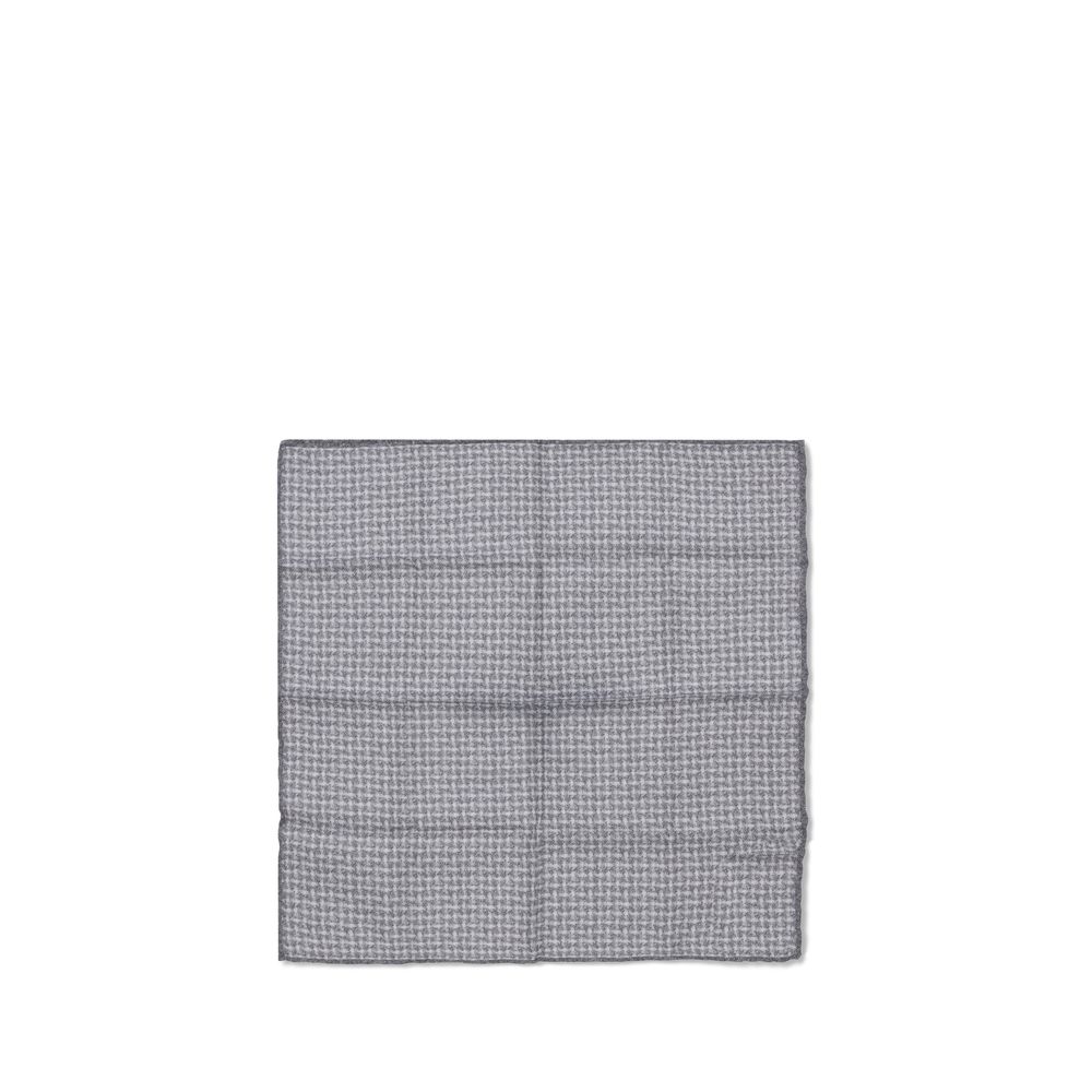 Brunello Cucinelli Gray Silk Scarf | Regal Royce