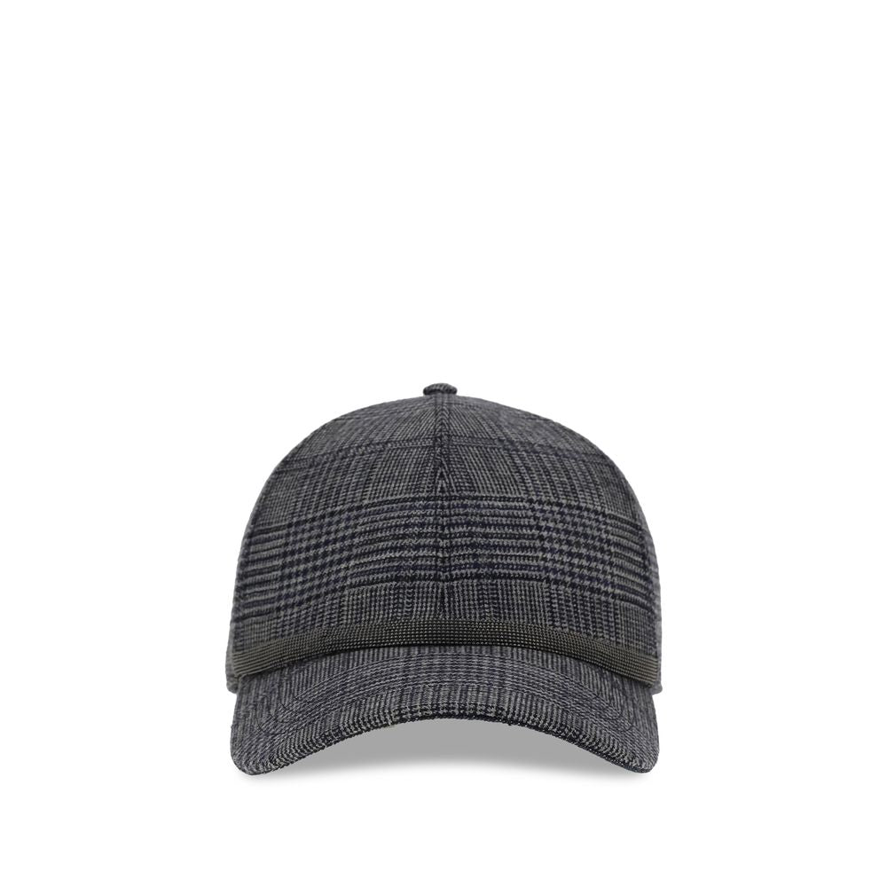 Brunello Cucinelli Gray Fleece Wool Cap (Baseball Hat) | Regal Royce