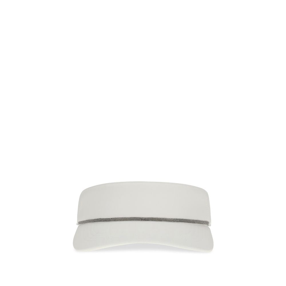 Brunello Cucinelli White Polyester Cap (Baseball Hat) | Regal Royce