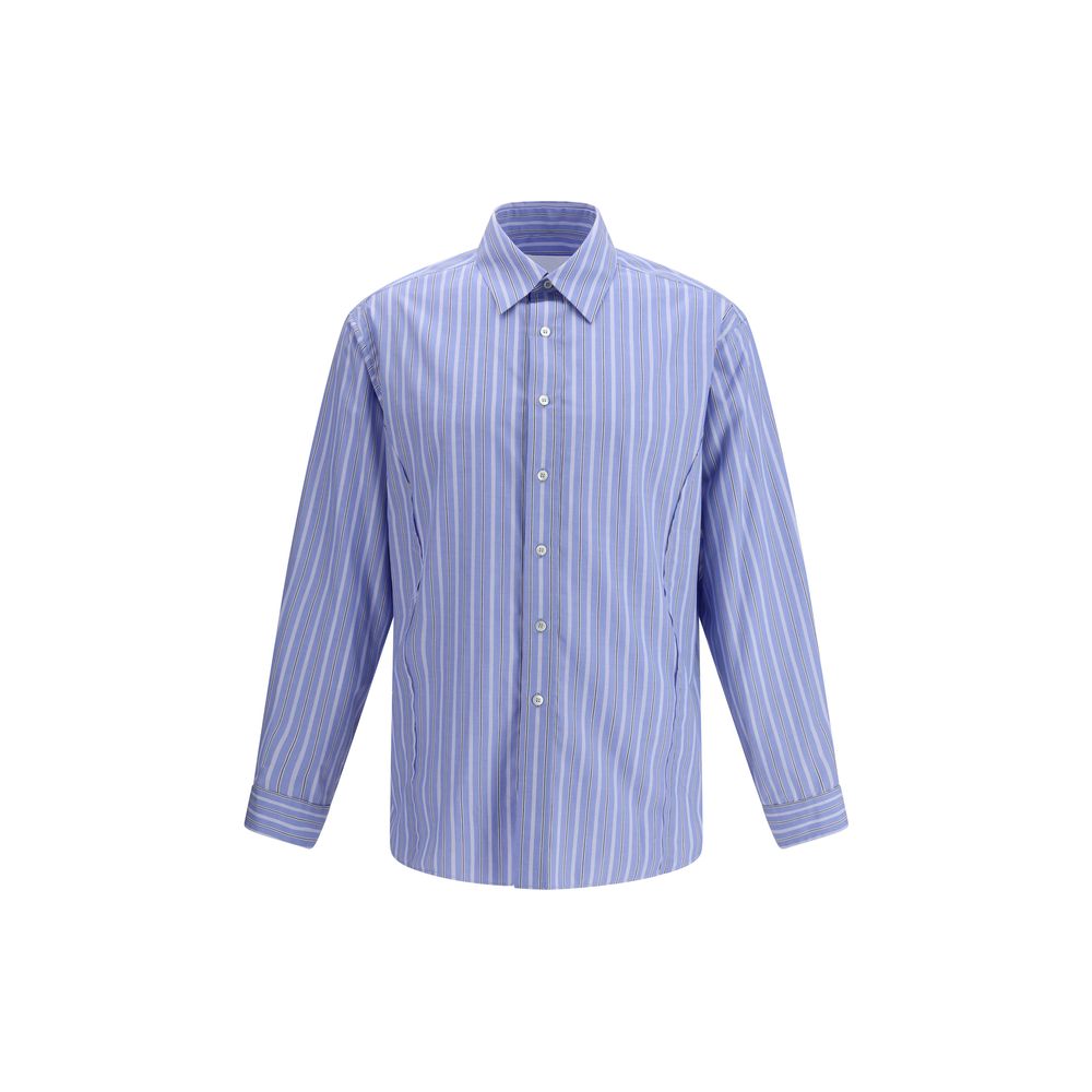Margiela Blue Cotton Pattern Shirt | Regal Royce