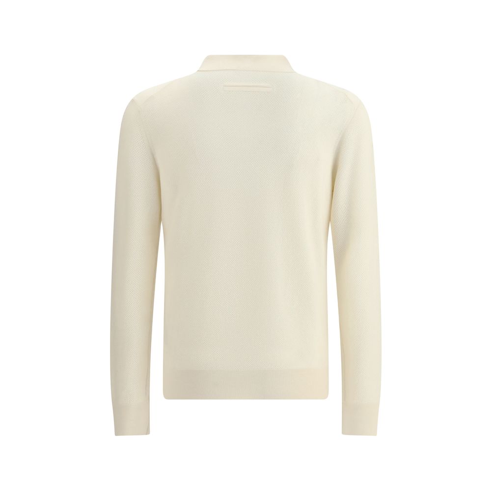 ZEGNA White Cashmere Shirt | Regal Royce