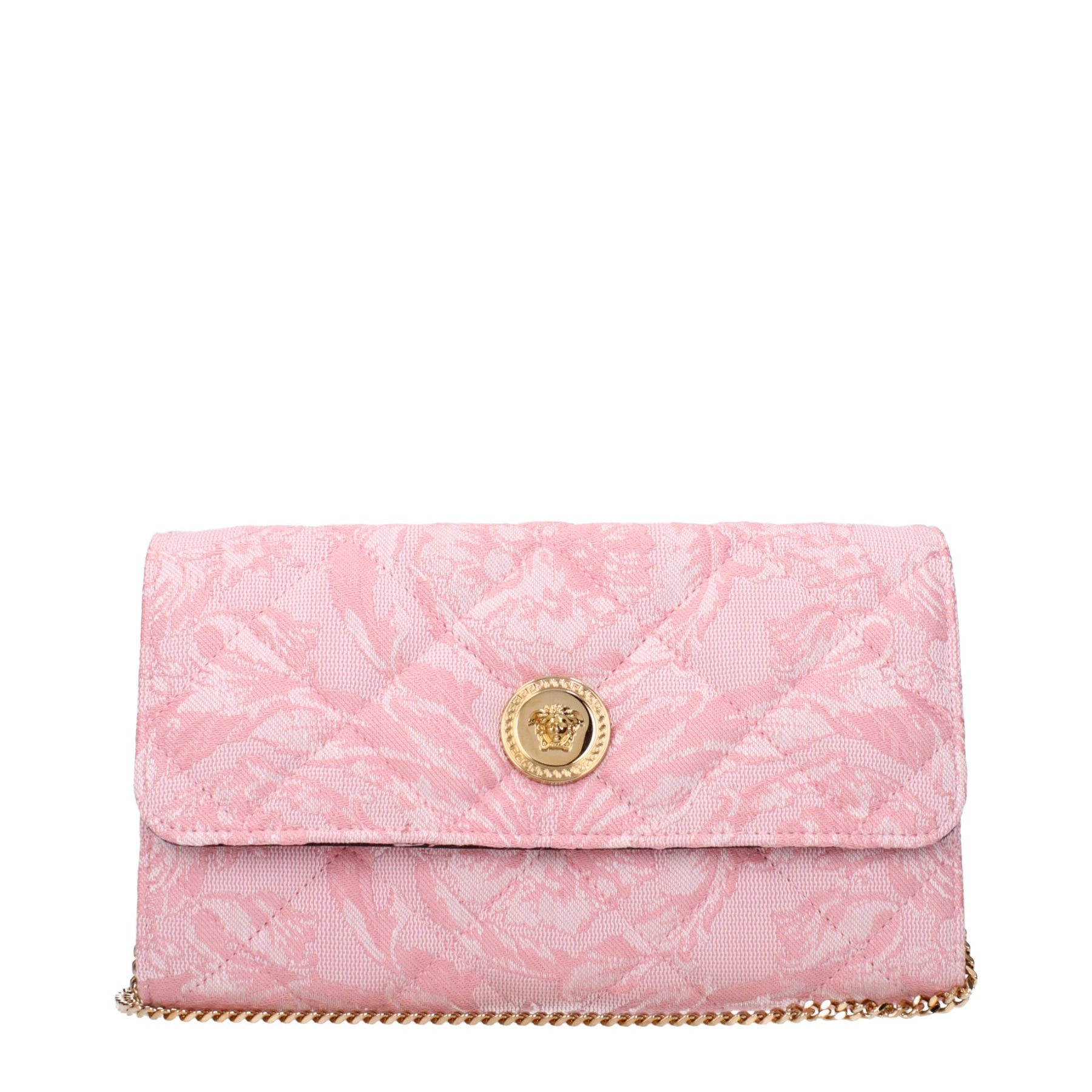 Versace Pink Fabric Clutch Bag | Regal Royce