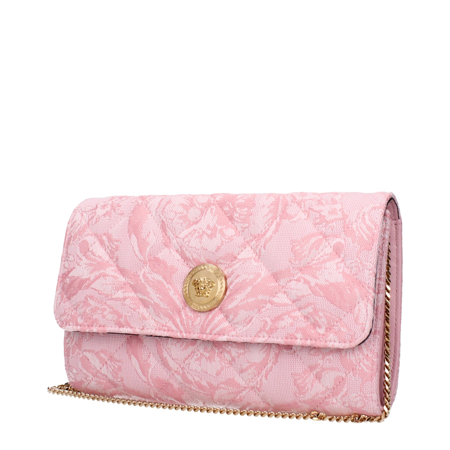 Versace Pink Fabric Clutch Bag | Regal Royce