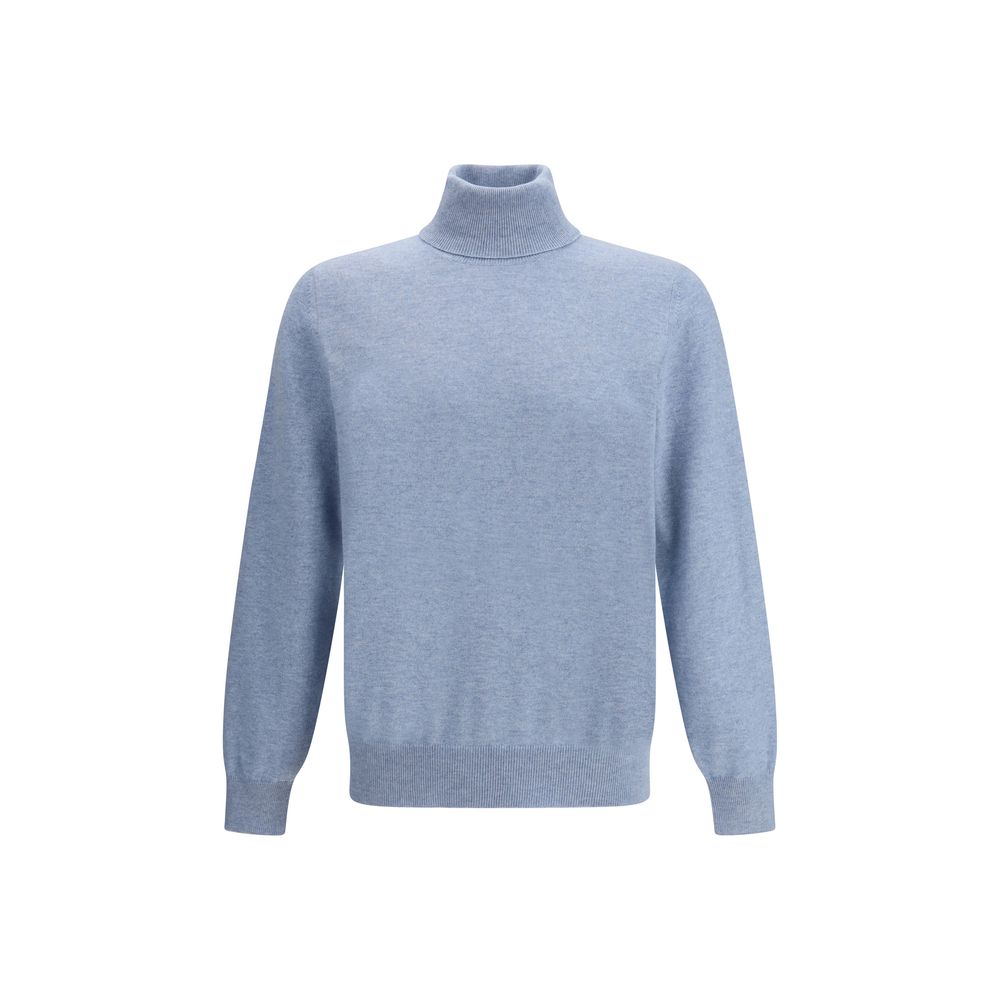 Brunello Cucinelli Blue Cashmere Sweater | Regal Royce