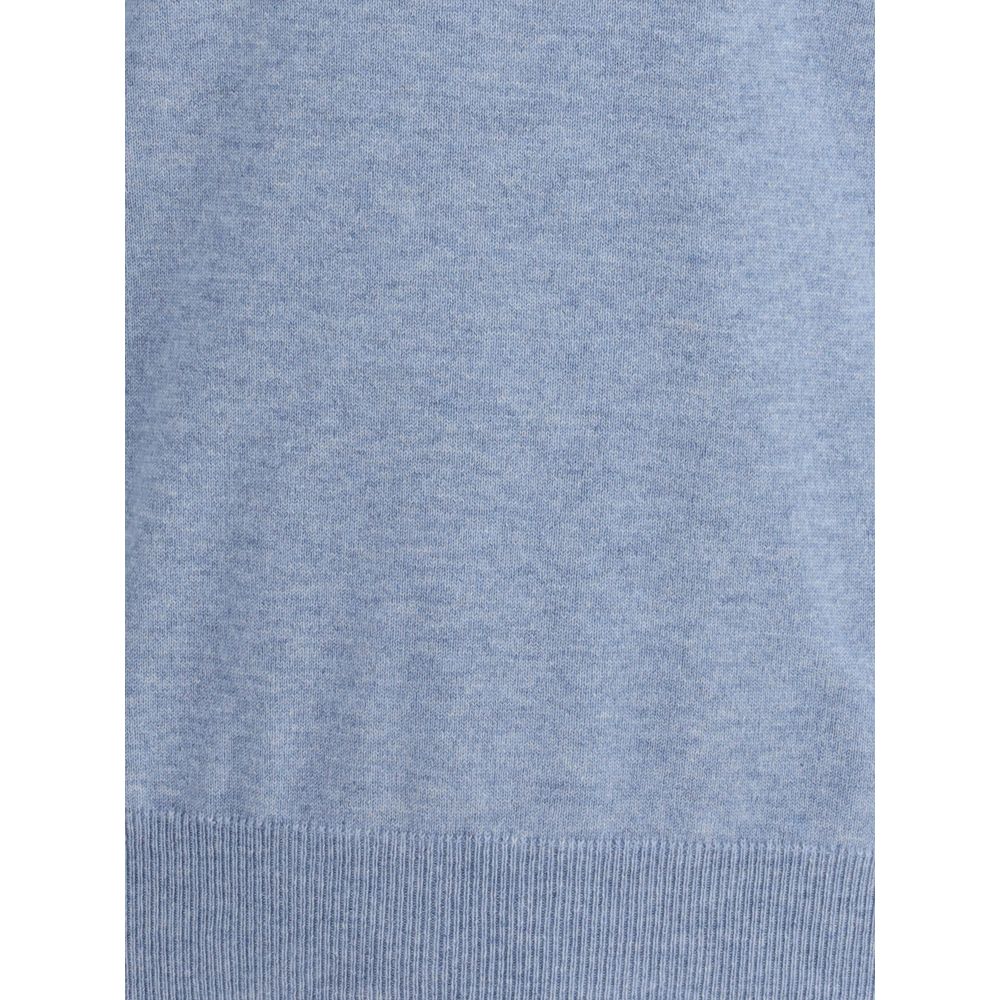 Brunello Cucinelli Blue Cashmere Sweater | Regal Royce
