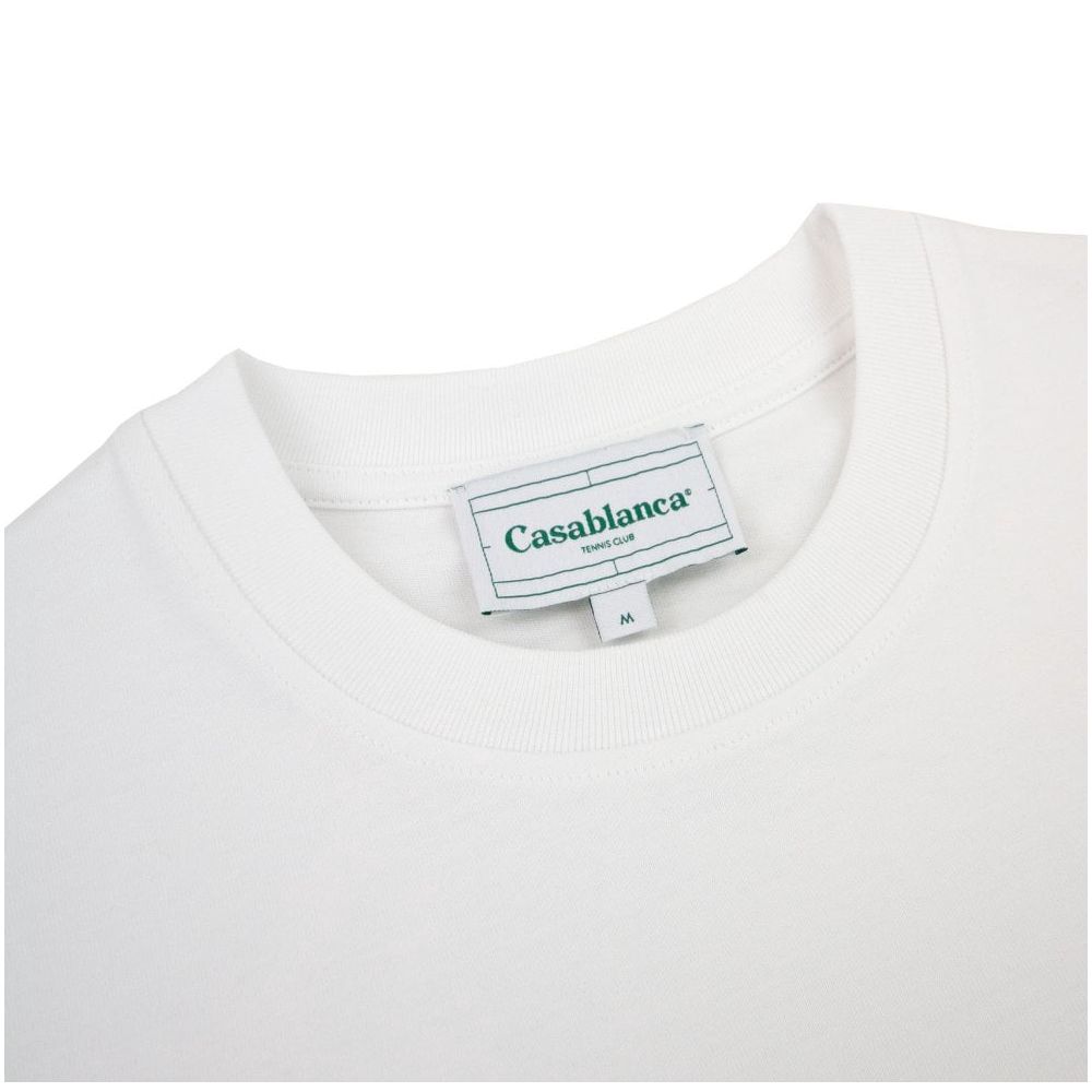 Casablanca White Cotton T-Shirt