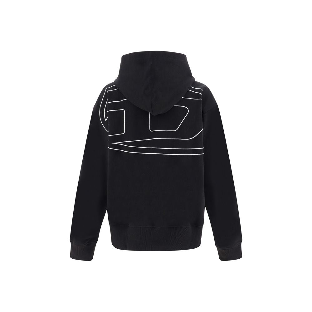 Diesel Black Elastane Sweatshirt | Regal Royce