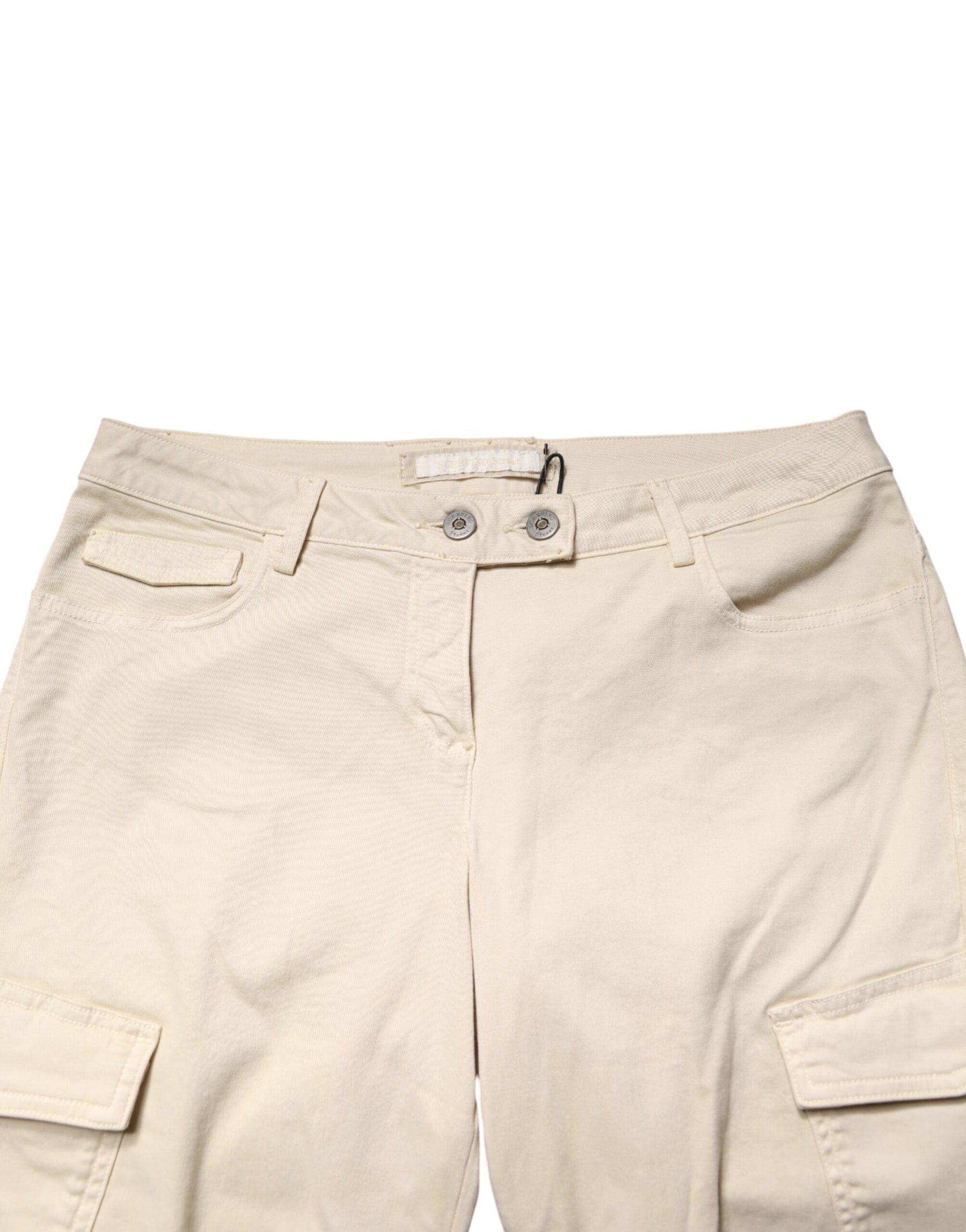 Scervino Street Beige Skinny Fit Mid Waist Men Denim Jeans | Regal Royce