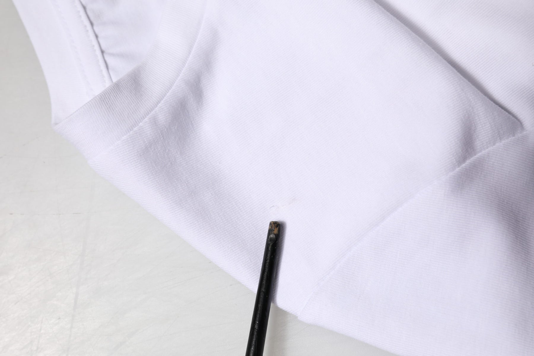 John Richmond White Printed Cotton Stretch Crew Neck T-shirt | Regal Royce