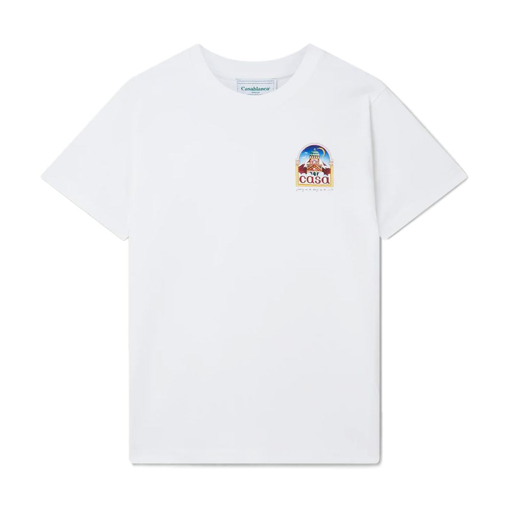 Casablanca White Cotton T-Shirt