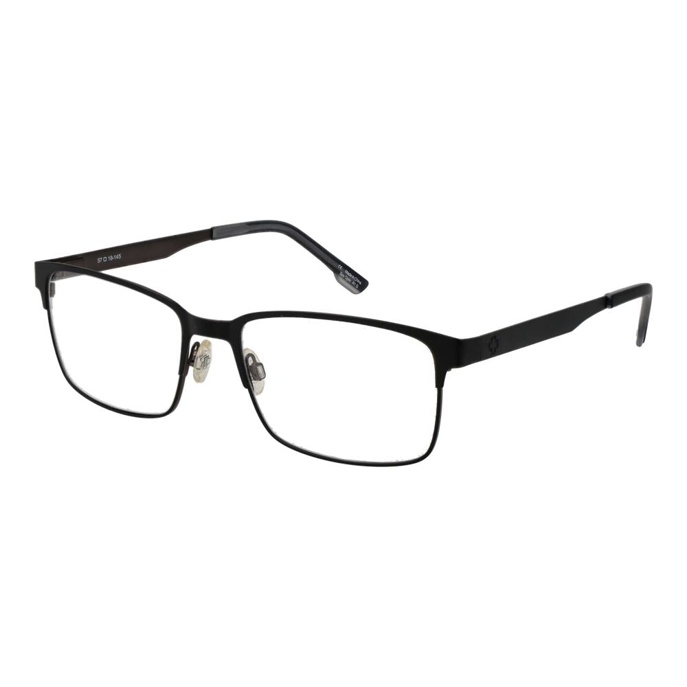 Spy Black Plastic Glasses (Frames) | Regal Royce