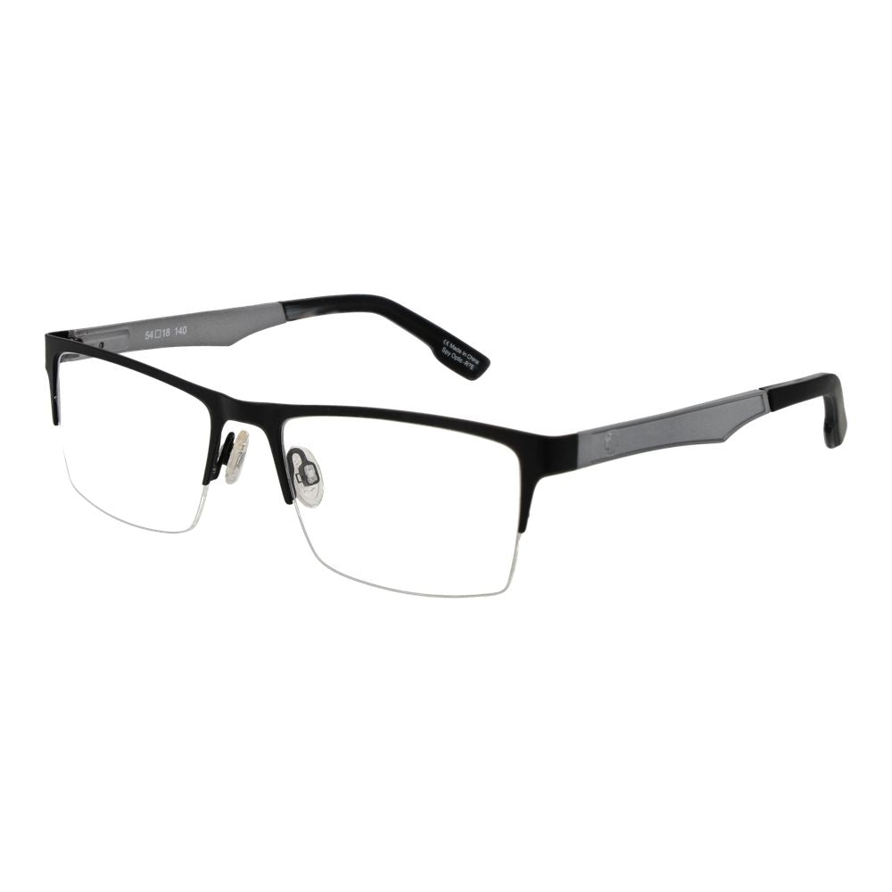 Spy Black Plastic Glasses (Frames) | Regal Royce