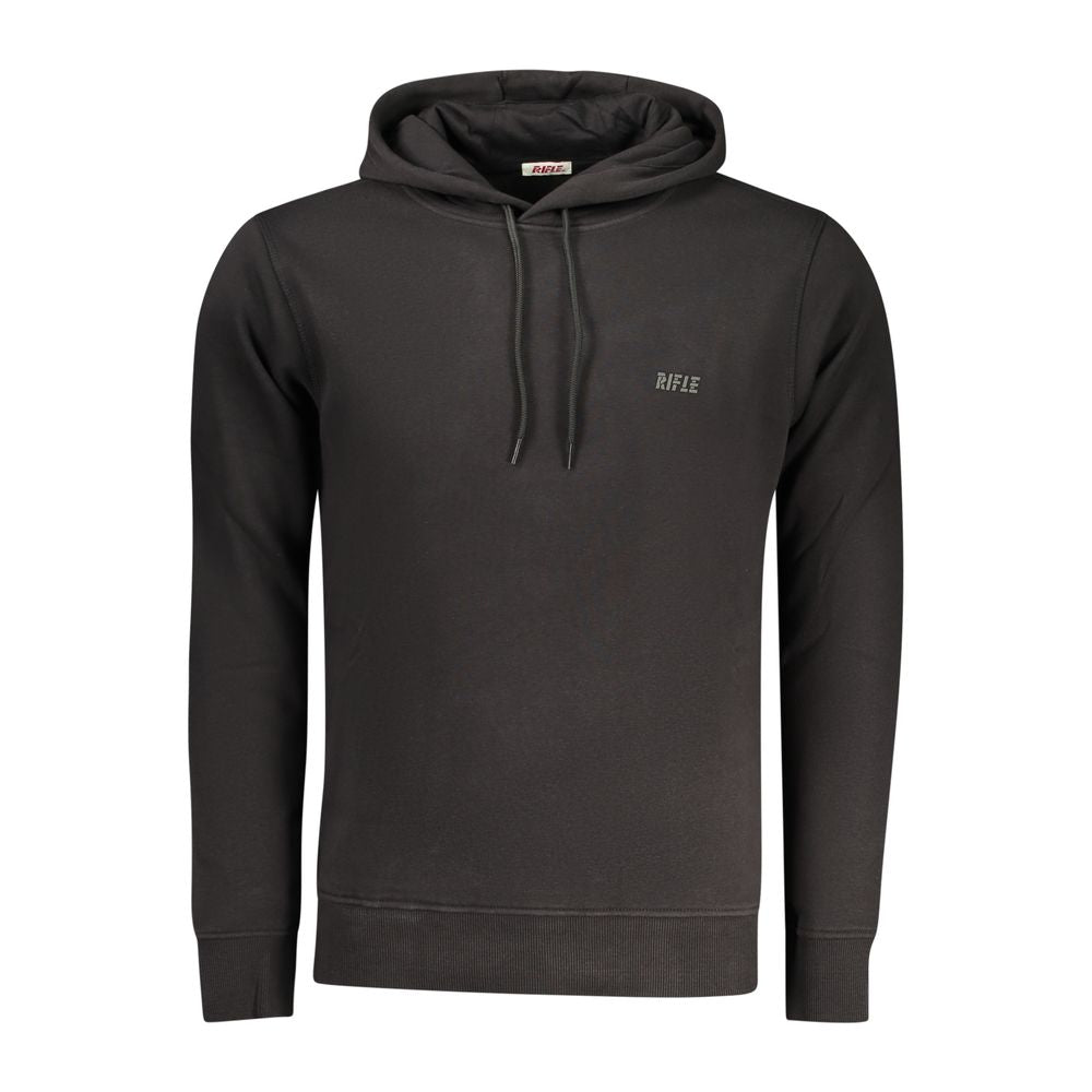 Rifle Black Cotton Men's Sweatshirt | Regal Royce